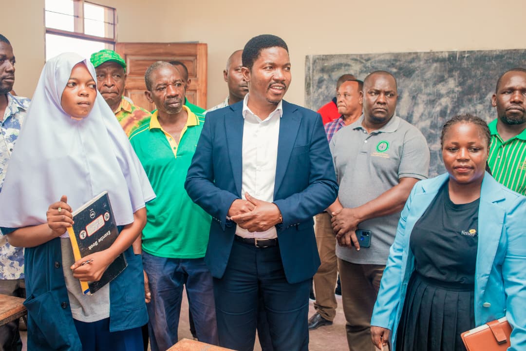 Students in Tanzania classroom